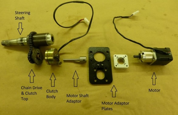 steering components, RC tractor