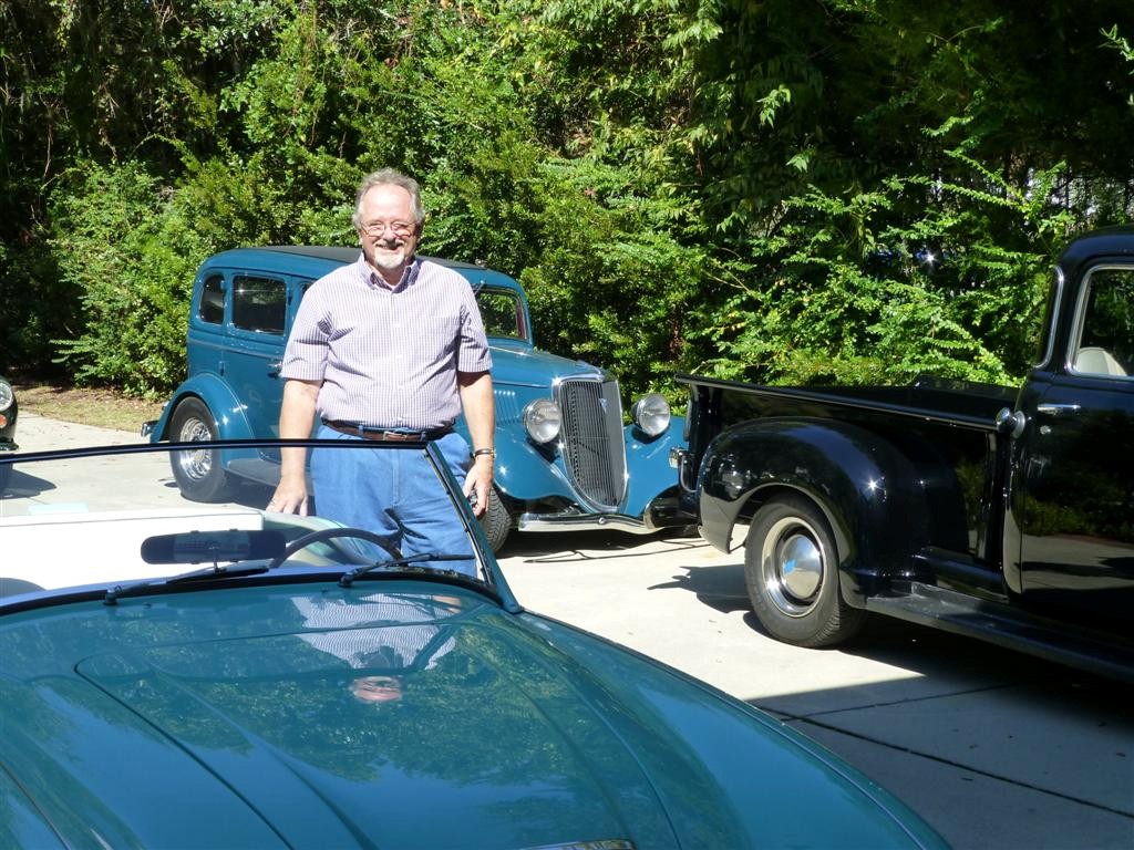 Jim in Driveway